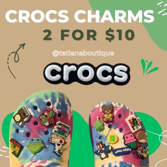 2 / $10 CROCS CHARM SALE !! BUNDLE TO SAVE - Check out my closet for more - Picture 1 of 10